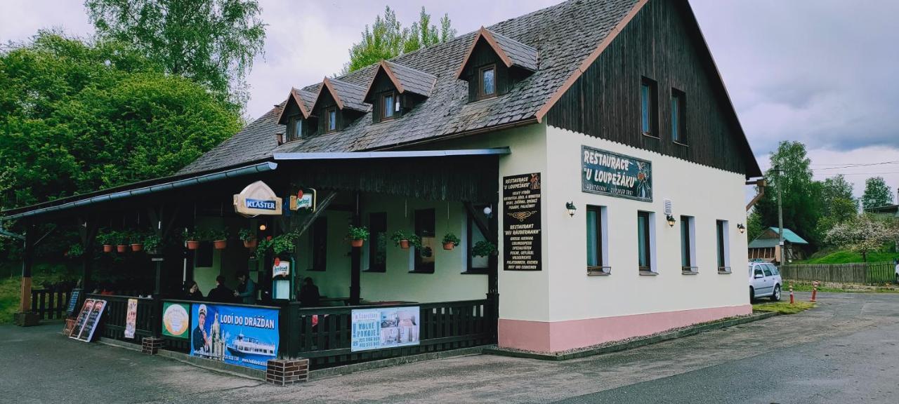 Jetřichovice Pension U Loupezaku酒店 外观 照片